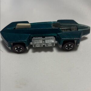 Teal and Silver Toy Car for Kids